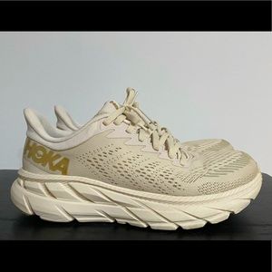 Hoka One One x OV clifton 7. Outdoor voices limited edition color.